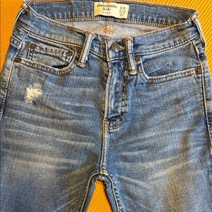Abercrombie Kids Distressed Blue Jeans